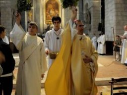 Consécration de l'autel de St Valérien