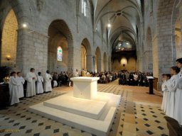 Consécration de l'autel de St Valérien