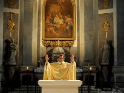 Consécration de l'autel de St Valérien