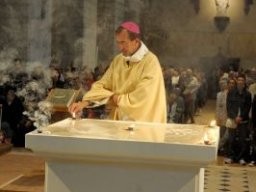Consécration de l'autel de St Valérien