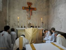 Consécration de l'autel de St Valérien
