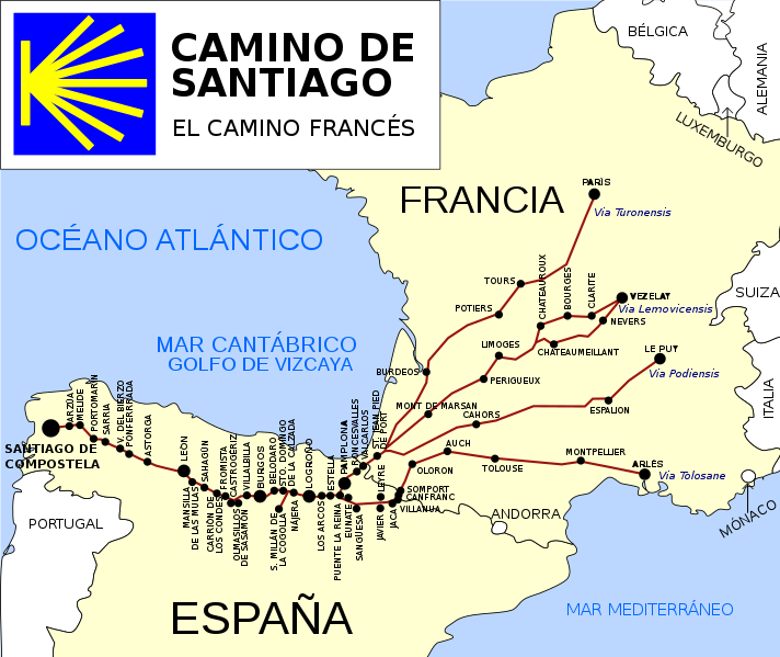 COMPOSTELLE CHEMINS FRANCAIS