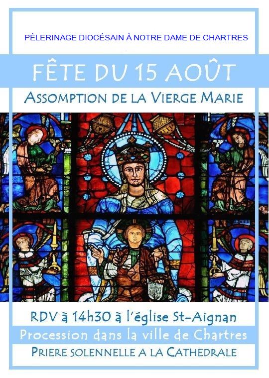 2023 PELE DIOCESAIN ND DE CHARTRES 15 AOUT