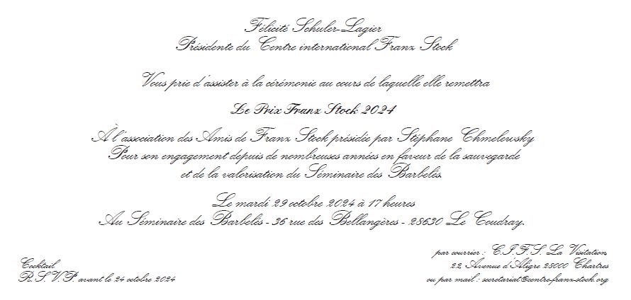 2024 FS invitation 29 octobre