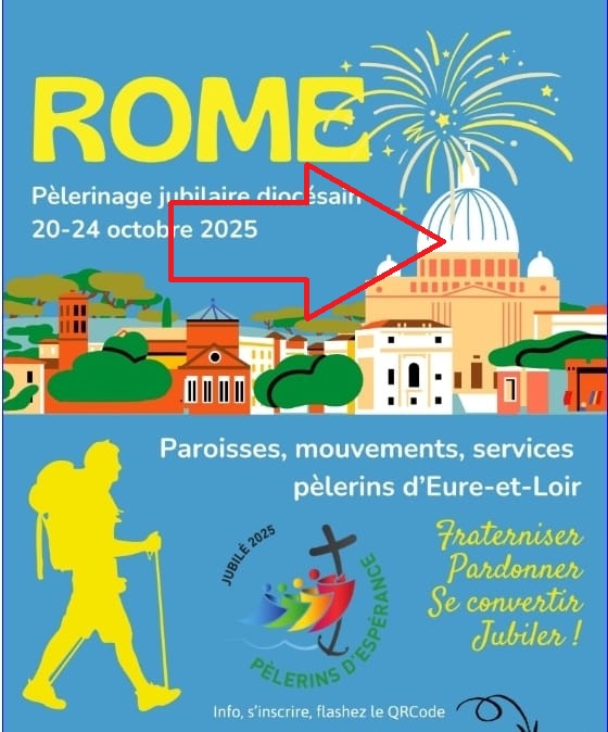 2025 diocese pele jubilé rome bouton