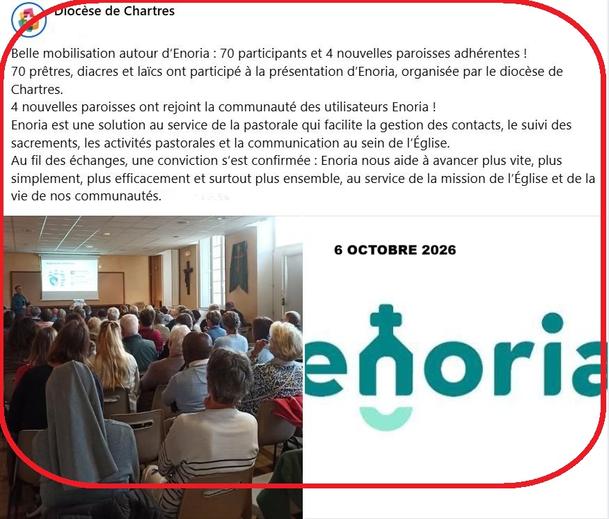 2026 diocese formation ENORIA 2