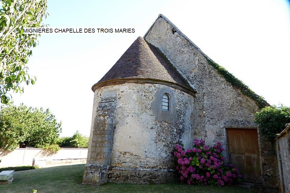 MIGNIERES CHAPELLE DES TROIS MARIES LEGENDE