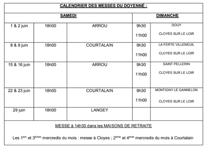 messes juin 24